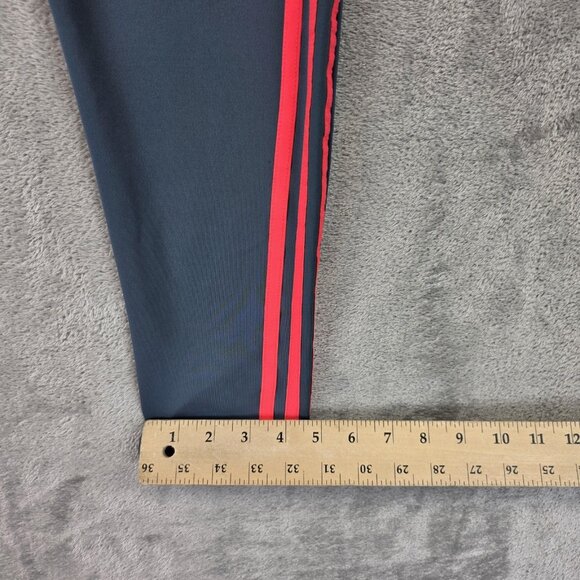 Adidas Pants Womens 3X Gray AEROREADY Leggings Three Stripes Athletic Training - Picture 7 of 12